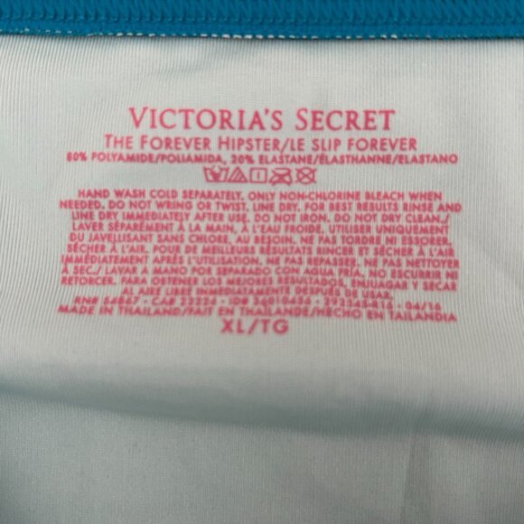 NWT Victoria's Secret The Forever Hipster Turquoise Bikini Bottom Size XL NEW - Picture 5 of 13